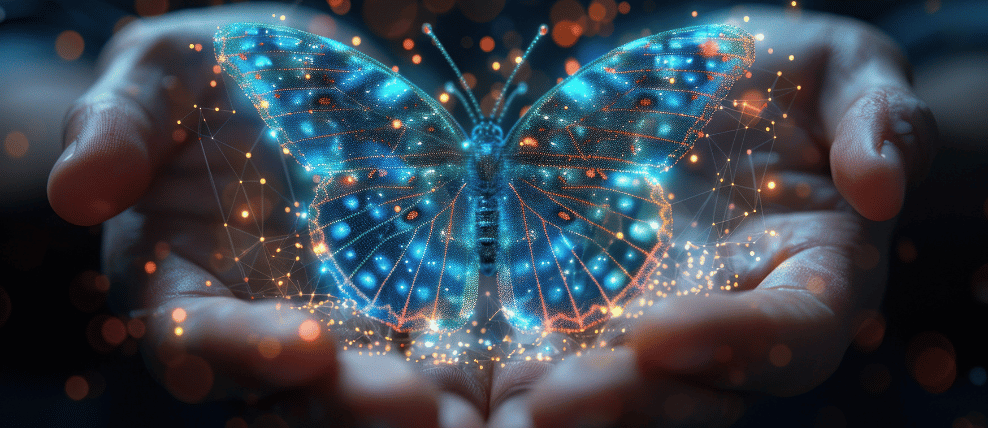 hands-holding-digital-butterfly-to-indicate-transformation